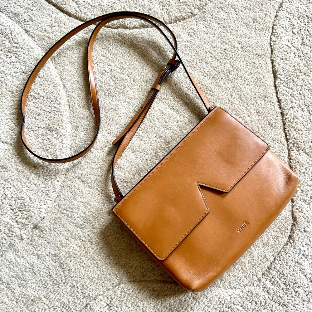 Vince Camel Leather Women's Cross Body Bag